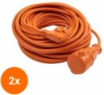 Zilan Set 2 x Prelungitor cu Priza si Stecher, 25 m, 3 x 1.5 mm (LIZ-2xZLN-EXT8191)