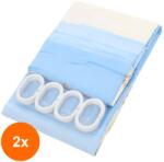 Lisa Set 2 x Perdea de Baie, 2 Piese, 120 x 200 cm (LIZ-2xZLN-ZLN1046) Perdea de dus