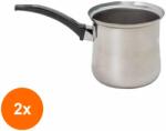Zilan Set 2 x Ibric din Inox, 850 ml, Coada Ebonita Nr. 7 (LIZ-2xZLN-ZLN0681)