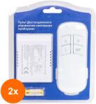 Z-tools Set 2 x Intrerupator 3 Canale, 1000W, cu Distanta Operare 30-60 m, Telecomanda (LIZ-2xZLN-ZTS8686)