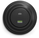 Kliklap - Retro USB-aljzat A+C kerettel, antracit KA0043+KA0083 (KA0043K)