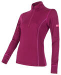 Sensor Merino Active с къс цип Размер: M / Цвят: лилав