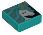 LEGO® Placă netedă 1 X 1 decorată Unicorn (6253790)