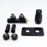 AREZZO design DUOPEX/TWINS radiátor szelep fekete, jobb AR-DUOPEX-B-R - AR-DUOPEX-B-R (AR-DUOPEX-B-R)