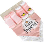 Cangaroo Tummy Zokni és Nyálkendő szett - Rózsaszín