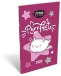 LIZZY CARD Zsebnaptár LIZZY CARD A/6 heti papírborítós Kittok purrfect 2026 (21704) - tonerpiac