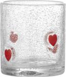 Bloomingville Pahar de Crăciun Debra inimi, 370 ml (82061754) Pahar