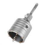 GRAPHITE Koronafúró, körkivágó, 65 mm, SDS PLUS szárral és központfúróval (55H321) - elefantszerszam