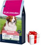  marka niezdefiniowana EUKANUBA Mature&Senior Kis és közepes fajták Bárány és rizs 12kg + ingyenes kutya meglepetés