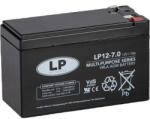 Landport 12V 7Ah LP12-7 zárt ólomsavas zselés akkumulátor (Landport-LP12-7)