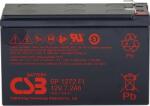 CSB-Battery 12V 7Ah GP1272 28W F1 zárt ólomsavas zselés akkumulátor (CSB-GP-1272-F1-28W)