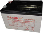 Leaftron 12V 15Ah LTC12-15 6-DZM-12 csúszósarus ciklikus elektromos kerékpár akkumulátor (12V-15Ah-Leaftron-LTC12-15-sarus)