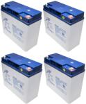 Ritar 48V 22Ah EV12-22 6-DZM-20 csavaros ciklikus elektromos kerékpár akkumulátor (48V-22Ah-Ritar-EV12-22-csavaros)