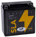 Landport SLA LTX14-4 12V 12Ah 200A YTX14-4 bal+ gondozásmentes AGM (zselés) motor akkumulátor (Landport-51214)