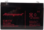 Alarmguard 6V 7, 5Ah CJ6-7.5 zárt ólomsavas zselés akkumulátor (Alarmguard-CJ6-7-5)