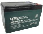 KRAFTON 12V 17Ah KC12-14 6-DZM-12 csavaros ciklikus elektromos kerékpár akkumulátor (12V-17Ah-Krafton-KC12-14-csavaros)