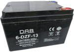 DAB 12V 18Ah 6-DZF-13 GRAFÉN csavaros ciklikus elektromos kerékpár akkumulátor (12V-18Ah-DAB-6DZF13-GRAPHENE)