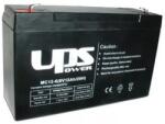 UPS Power 6V 12Ah MC12-6 zárt ólomsavas zselés akkumulátor (UPS-Power-MC12-6)
