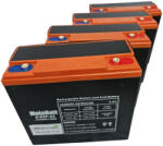 MotoBatt 6-DZM-20 48V 26Ah 6-DZF-20 csavaros ciklikus elektromos kerékpár akkumulátor (48V-26Ah-MotoBatt-6DZF23)