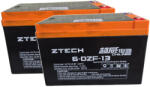 ZTECH 24V 13Ah 6-DZF-13 Grafén csavaros ciklikus elektromos kerékpár akkumulátor (24V-13Ah-CHILWEE-6DZF13)