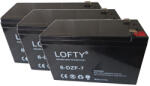 Lofty 36V 7Ah 6-DZF-7 sarus ciklikus elektromos kerékpár akkumulátor (36V-7Ah-LOFTY-6DZF7)