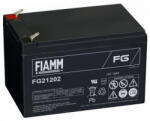 FIAMM 12V 12Ah FG21202 zárt ólomsavas zselés akkumulátor (FIAMM-FG21202)