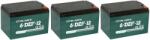 ZTECH CHILWEE 6-DZF-12 36V 12Ah 6-DZM-12 csavaros elektromos kerékpár akkumulátor (36V-12Ah-6DZM-12-CHILWEE-6DZF12-Csavaros)