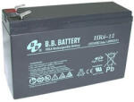 BB Battery B. B. Battery 12V 6Ah HR6-12 F2 Highrate / Longlife zárt ólomsavas zselés akkumulátor (BB-Battery-HR6-12-F2)