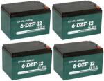ZTECH CHILWEE 6-DZF-12 48V 12Ah 6-DZM-12 csavaros elektromos kerékpár akkumulátor (48V-12Ah-6DZM12-CHILWEE-6DZF12-Csavaros)