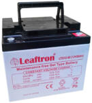 Leaftron LTG12-50 12V 50Ah Highrate/Longlife gél kerekesszék rokkantkocsi akkumulátor (Leaftron-LTG12-50)