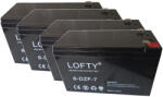 Lofty 48V 7Ah 6-DZF-7 sarus ciklikus elektromos kerékpár akkumulátor (48V-7Ah-LOFTY-6DZF7)