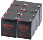 RedDot APC RBC43 helyettesítő szünetmentes akkucsomag 8*12V 5Ah (APC-RBC43)