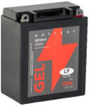 Landport GEL LB12A-3 12V 12Ah 180A GB12A-3 jobb+ gondozásmentes AGM (zselés) motor akkumulátor (Landport-51213-LB12A-3)