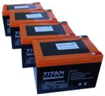TitanEnergy 48V 14Ah TC14-12 6-DZM-12 csavaros ciklikus elektromos kerékpár akkumulátor (48V-14Ah-Titan-Energy-Csavaros)