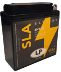 Landport SLA 6N11A 6V 11Ah 100A gondozásmentes AGM (zselés) motor akkumulátor (Landport-01199)