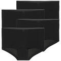 Sloggi Shortyk / Boxerek Feel Sensational Short PACK DE 4 Fekete FR 44