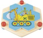 Goki hatszögletű puzzle járművek