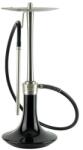 Oduman Cosmo Hookah Silver Body-Black Glass