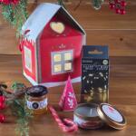  Varázslatos Karácsonyi fények Háza - Fehér - mikulás virágos