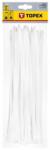 TOPEX Kábelkötegelő 44E979 4, 8x300 mm/75 db Fehér (44E979)