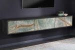 Mountain Soul Design függő TV asztal Quillon 160 cm természetes kőből