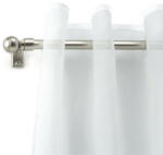  Reno kihúzható fém vitrázs rúd gömb véggel - acél színben - 60-90 cm-ig - karnisstudio - 4 200 Ft