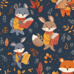 Takoy Téli softshell szürke báránybundával erdei könyvtár