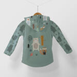 Takoy Panel szabásmintával 158 softshell kabátra petrol forest sötét menta