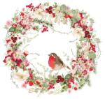 PPD Karácsonyi mintás papírszalvéta 33x33cm, 20db-os Beautiful Christmas Wreath