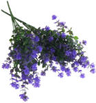  Gömbvirág csokor sötétlila 2db/csomag - virágdekorációhoz és koszorúhoz