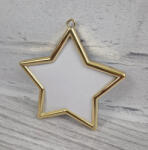  Öntapadós arany keret hímzéshez - csillag