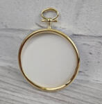  Öntapadós arany keret hímzéshez - kerek