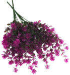  Gömbvirág csokor püspöklila 2db/csomag - virágdekorációhoz és koszorúhoz