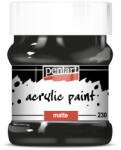  Matt akrilfesték - fekete 230ml